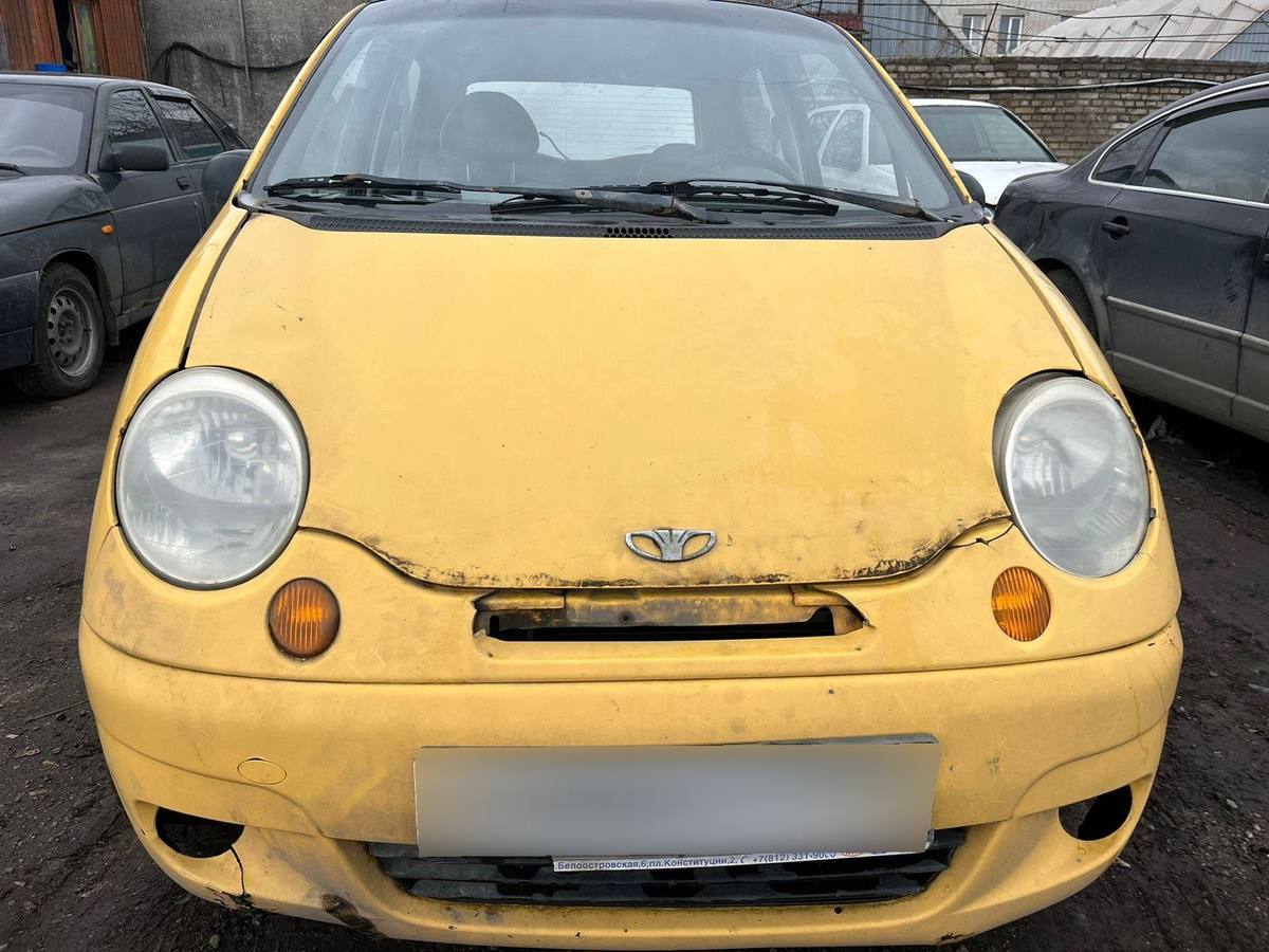 Купить Daewoo Matiz I Рестайлинг хэтчбек 5 дв., 2004 года, цвет: Белый, за  90000 руб. в Санкт-Петербурге